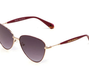 Enni Marco  🇮🇹 ( Made in Italy ) Cat Eye  Women's Sunglasses(UV)