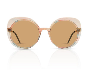 Enni Marco 🇮🇹 ( Made in Italy ) Round Women's Sunglasses(UV400) - نضاره دوت كوم | رقم 1 للنظارات الأصليه في مصر