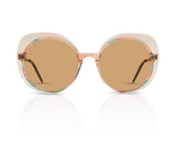 Enni Marco 🇮🇹 ( Made in Italy ) Round Women's Sunglasses(UV400) - نضاره دوت كوم | رقم 1 للنظارات الأصليه في مصر