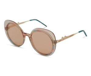 Enni Marco 🇮🇹 ( Made in Italy ) Round Women's Sunglasses(UV400) - نضاره دوت كوم | رقم 1 للنظارات الأصليه في مصر