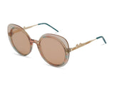 Enni Marco 🇮🇹 ( Made in Italy ) Round Women's Sunglasses(UV400) - نضاره دوت كوم | رقم 1 للنظارات الأصليه في مصر