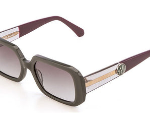 Enni Marco 🇮🇹 ( Made in Italy ) Rectangle Women's Sunglasses(UV) - نضاره دوت كوم | رقم 1 للنظارات الأصليه في مصر