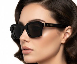 Enni Marco 🇮🇹 ( Made in Italy ) Square Women Sunglasses (UV400) - نضاره دوت كوم | رقم 1 للنظارات الأصليه في مصر
