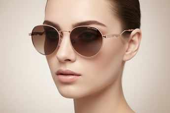 Enni Marco 🇮🇹 Round ( Made in Italy ) Women Sunglasses (UV) - نضاره دوت كوم | رقم 1 للنظارات الأصليه في مصر