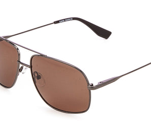 Enni Marco 🇮🇹 Square ( Made in Italy ) Men Sunglasses (UV) - نضاره دوت كوم | رقم 1 للنظارات الأصليه في مصر