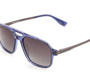 Enni Marco 🇮🇹 ( Made in Italy ) Square Men Sunglasses(UV)