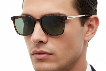 Enni Marco 🇮🇹 ( Made in Italy ) Square Men Sunglasses(UV) - نضاره دوت كوم | رقم 1 للنظارات الأصليه في مصر