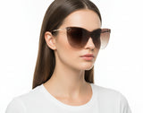 Enni Marco 🇮🇹 ( Made in Italy ) CatEye Women's Sunglasses(UV) - نضاره دوت كوم | رقم 1 للنظارات الأصليه في مصر