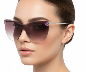 Enni Marco 🇮🇹 ( Made in Italy ) CatEye Women's Sunglasses(UV) - نضاره دوت كوم | رقم 1 للنظارات الأصليه في مصر