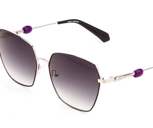 Enni Marco 🇮🇹 ( Made in Italy ) Square Women's Sunglasses(UV)