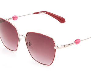 Enni Marco 🇮🇹 ( Made in Italy ) Square Women's Sunglasses(UV) - نضاره دوت كوم | رقم 1 للنظارات الأصليه في مصر