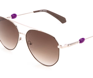 Enni Marco 🇮🇹 ( Made in Italy ) Square Women's Sunglasses(UV)