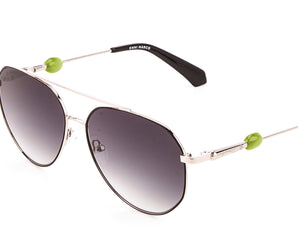 Enni Marco 🇮🇹 ( Made in Italy ) Round Women's Sunglasses(UV)