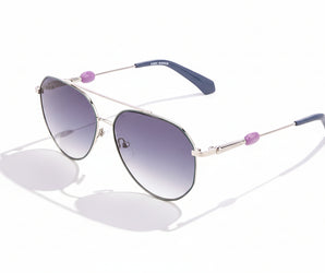 Enni Marco 🇮🇹 ( Made in Italy ) Round Women's Sunglasses(UV) - نضاره دوت كوم | رقم 1 للنظارات الأصليه في مصر