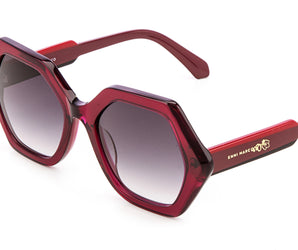 Enni Marco 🇮🇹 ( Made in Italy ) Round Women's Sunglasses(UV)