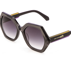 Enni Marco 🇮🇹 ( Made in Italy ) Round Women's Sunglasses(UV)