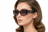Enni Marco 🇮🇹 cat eye( Made in Italy ) Women Sunglasses(UV) - نضاره دوت كوم | رقم 1 للنظارات الأصليه في مصر