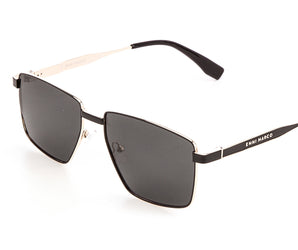 Enni Marco 🇮🇹 Rectangle ( Made in Italy ) Men Sunglasses (UV)