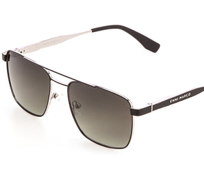 Enni Marco 🇮🇹 ( Made in Italy ) Square Men Sunglasses(UV)