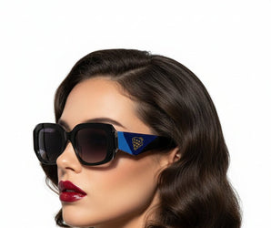 Enni Marco 🇮🇹 ( Made in Italy ) Rectangle Women's Sunglasses (UV400) - نضاره دوت كوم | رقم 1 للنظارات الأصليه في مصر