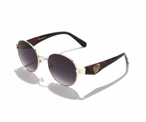 Enni Marco 🇮🇹 ( Made in Italy ) Round Women's Sunglasses (UV400) - نضاره دوت كوم | رقم 1 للنظارات الأصليه في مصر