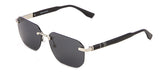 Enni Marco 🇮🇹 ( Made in Italy ) Square Men's Sunglasses Rimless (UV400) - نضاره دوت كوم | رقم 1 للنظارات الأصليه في مصر