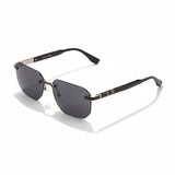 Enni Marco 🇮🇹 ( Made in Italy ) Square Men's Sunglasses Rimless (UV400) - نضاره دوت كوم | رقم 1 للنظارات الأصليه في مصر