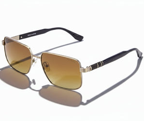 Enni Marco 🇮🇹 ( Made in Italy ) Square Men's Sunglasses (UV400) - نضاره دوت كوم | رقم 1 للنظارات الأصليه في مصر