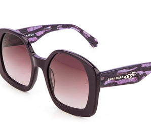 Enni Marco 🇮🇹 ( Made in Italy ) Square Women's Sunglasses(UV)