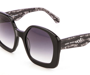 Enni Marco 🇮🇹 ( Made in Italy ) Square Women's Sunglasses(UV)