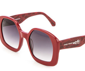 Enni Marco 🇮🇹 ( Made in Italy ) Square Women's Sunglasses(UV)