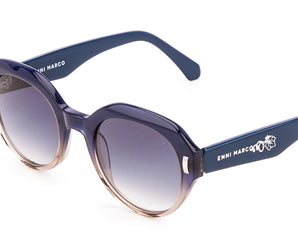 Enni Marco 🇮🇹 ( Made in Italy ) Round Women's Sunglasses(UV)