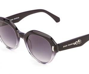 Enni Marco 🇮🇹 ( Made in Italy ) Round Women's Sunglasses(UV)