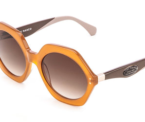 Enni Marco 🇮🇹 ( Made in Italy ) Round Women's Sunglasses(UV) - نضاره دوت كوم | رقم 1 للنظارات الأصليه في مصر