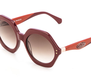 Enni Marco 🇮🇹 ( Made in Italy ) Round Women's Sunglasses(UV)