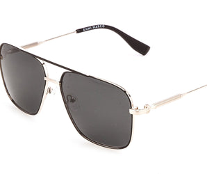 Enni Marco 🇮🇹 ( Made in Italy ) Aviator Men Sunglasses(UV) - نضاره دوت كوم | رقم 1 للنظارات الأصليه في مصر