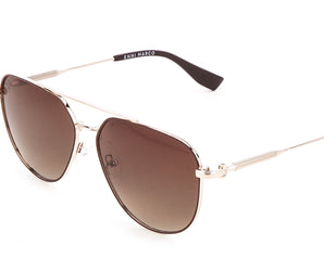 Enni Marco 🇮🇹 ( Made in Italy ) Aviator Men Sunglasses(UV)