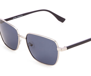 Enni Marco 🇮🇹 ( Made in Italy ) Square Men Sunglasses(UV)