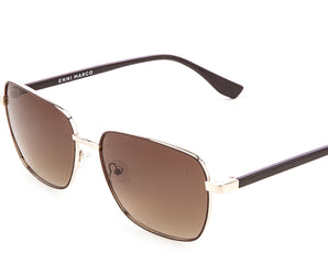 Enni Marco 🇮🇹 ( Made in Italy ) Square Men Sunglasses(UV)