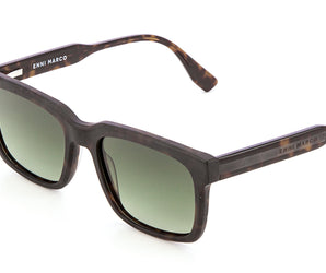 Enni Marco 🇮🇹 ( Made in Italy ) Square Men Sunglasses(UV)