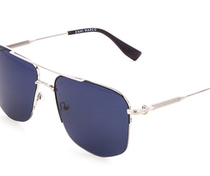Enni Marco 🇮🇹 ( Made in Italy ) Square Men Sunglasses(UV)