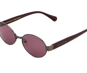 Enni Marco 🇮🇹 ( Made in Italy ) Round Women's Sunglasses (UV400) - نضاره دوت كوم | رقم 1 للنظارات الأصليه في مصر