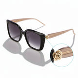Enni Marco 🇮🇹 ( Made in Italy ) Square Women's Sunglasses (UV400) - نضاره دوت كوم | رقم 1 للنظارات الأصليه في مصر