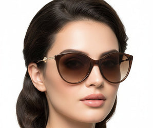 Enni Marco 🇮🇹 ( Made in Italy ) Cat Eye Women's Sunglasses (UV400) - نضاره دوت كوم | رقم 1 للنظارات الأصليه في مصر