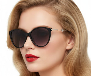 Enni Marco 🇮🇹 ( Made in Italy ) Cat Eye Women's Sunglasses (UV400) - نضاره دوت كوم | رقم 1 للنظارات الأصليه في مصر