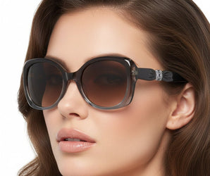 Enni Marco 🇮🇹 ( Made in Italy ) Square Women's Sunglasses (UV400) - نضاره دوت كوم | رقم 1 للنظارات الأصليه في مصر
