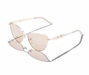 Enni Marco 🇮🇹 ( Made in Italy ) Cat Eye Women's Sunglasses (UV400) - نضاره دوت كوم | رقم 1 للنظارات الأصليه في مصر
