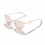 Enni Marco 🇮🇹 ( Made in Italy ) Cat Eye Women's Sunglasses (UV400) - نضاره دوت كوم | رقم 1 للنظارات الأصليه في مصر