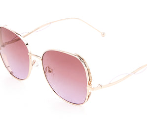 Enni Marco 🇮🇹 ( Made in Italy ) Square Women's Sunglasses(UV)