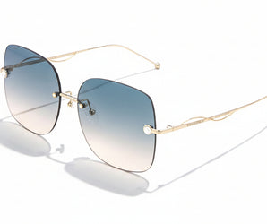 Enni Marco 🇮🇹 ( Made in Italy ) Square Women's Sunglasses (UV400) - نضاره دوت كوم | رقم 1 للنظارات الأصليه في مصر